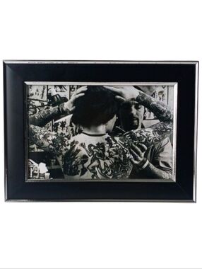 Vintage Tattooed Female Retro Inked Lady Hom Decor Flash Tattoo Artisr Salior